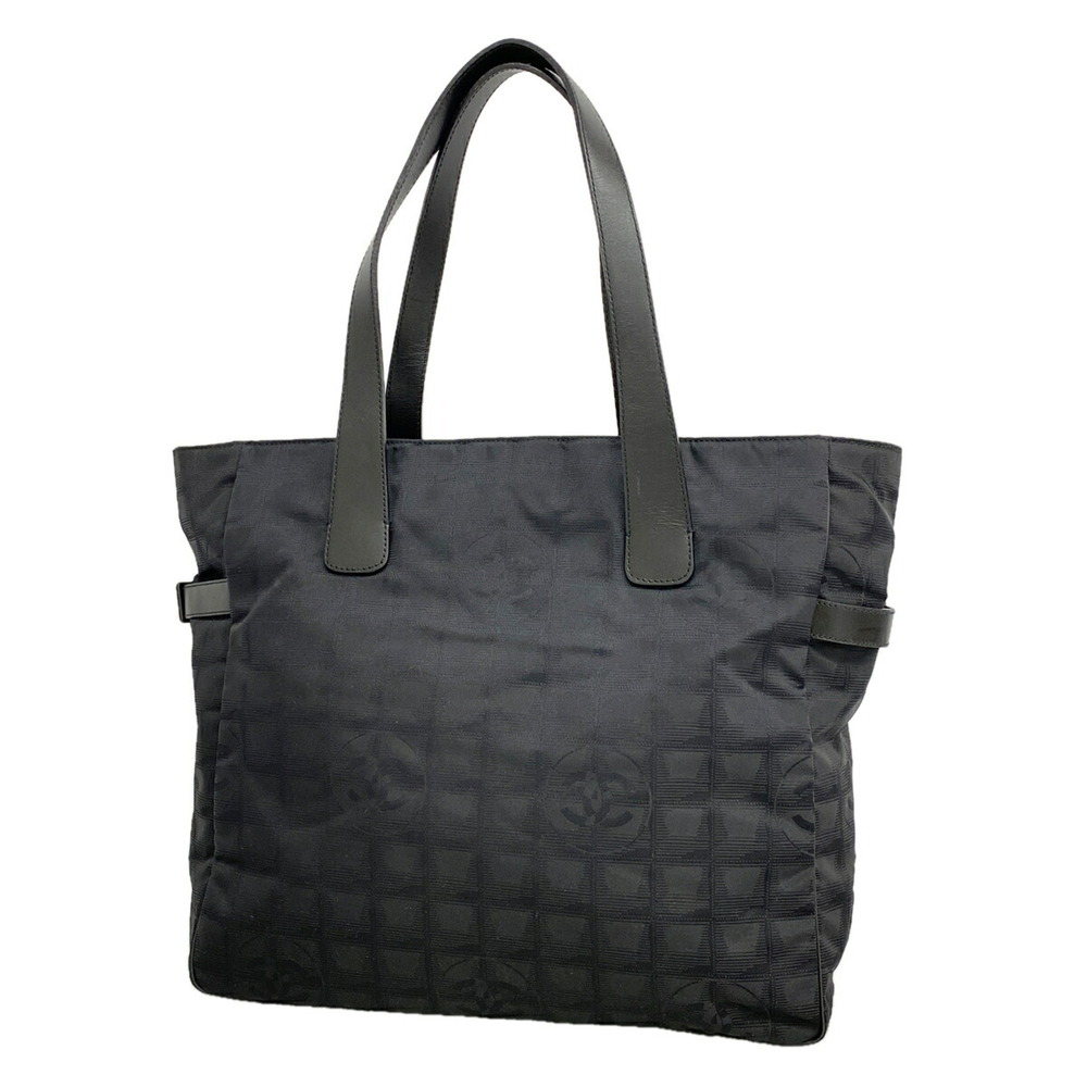 Chanel New Travel Nylon Tote Bag, Black, Women's